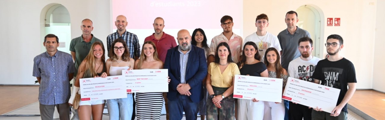 Alumnes d'FP de Sant Josep Obrer guanyen el 3r premi als millors projectes empresarials d'estudiants 2023 de Palma Activa